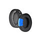 Replacement Ear Pads for Sony WH-1000XM4, Memory foam + Textile + Leather, Black, Cooling Gel, 1 pair
