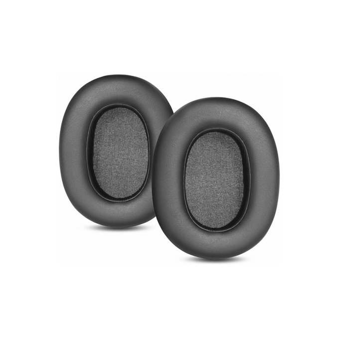 Replacement Ear Pads for Sony ULT Wear, Foam + Leather, Black, 1 pair