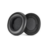 Replacement Ear Pads for Steelseries Nova Pro, Memory foam + PU leather, Black, 1 pair