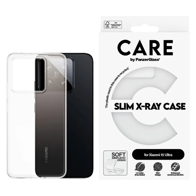 Case X-Ray for Xiaomi 15 Ultra, Transparent, PanzerGlass