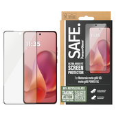 Tempered Glass UWF for Motorola Moto G86 Power, Black, SAFE by PanzerGlass