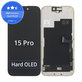 Display Hard OLED for iPhone 15 Pro, Touch Screen with Frame, FixPremium