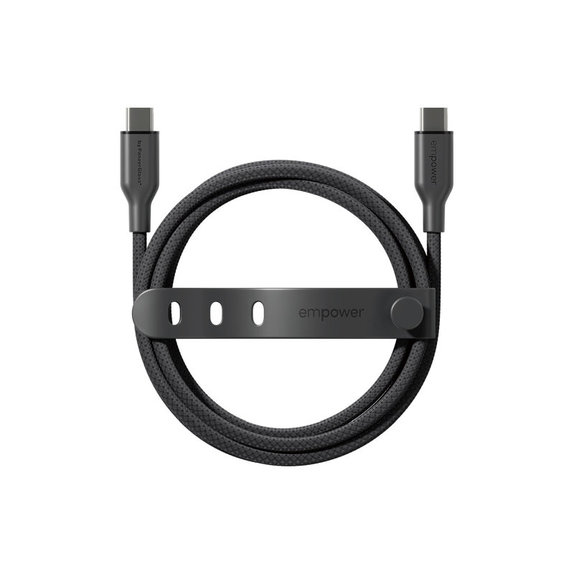 USB-C Cable, 60 W, Racing, 1, 2 m, Space Black, empower