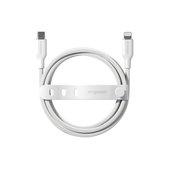 USB-C/Lightning Cable, 60 W, Racing, 1, 2 m, Silver White, empower