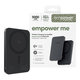 Wireless PowerBank 5000 mAh, 20 W, compatible with MagSafe, Qi2/USB-C, Space Black, empower