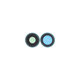 Apple iPhone 16, 16 Plus - Rear Camera Lens with Frame (Teal) - 2pcs