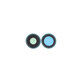 Apple iPhone 16, 16 Plus - Rear Camera Lens with Frame (Teal) - 2pcs