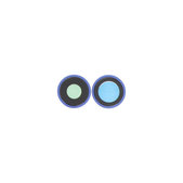 Apple iPhone 16, 16 Plus - Rear Camera Lens with Frame (Ultramarine) - 2pcs
