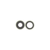 Apple iPhone 17 - Rear Camera Lens with Frame (Sage) - 2pcs