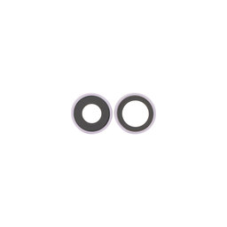 Apple iPhone 17 - Rear Camera Lens with Frame (Lavender) - 2pcs