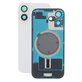 Apple iPhone 17 - Rear Housing Glass + Camera Lens + Metal Plate + Magsafe Magnets (White)