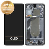 Samsung Galaxy S25 Edge - LCD Display + Touch Screen + Frame (Titanium Jetblack) - GH82-37224C Genuine Service Pack