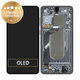 Samsung Galaxy S25 Edge - LCD Display + Touch Screen + Frame (Titanium Jetblack) - GH82-37224C Genuine Service Pack