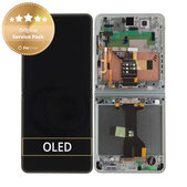Samsung Galaxy Z Flip 7 F766B - LCD Display + Touch Screen + Frame (Mint) - GH82-37581E Genuine Service Pack