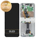 Samsung Galaxy Z Flip 7 FE F761B - LCD Display + Touch Screen + Frame (White) - GH82-37734B Genuine Service Pack