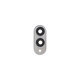 Samsung Galaxy S25 Edge - Rear Camera Lens + Frame (Titanium Silver)