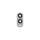 Samsung Galaxy S25 Edge - Rear Camera Lens + Frame (Titanium Silver)