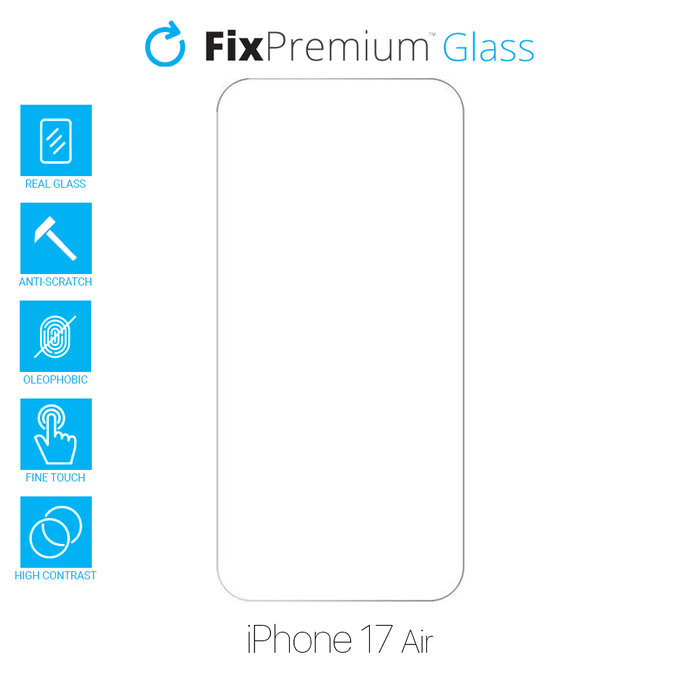 FixPremium Glass - Tempered Glass for iPhone 17 Air