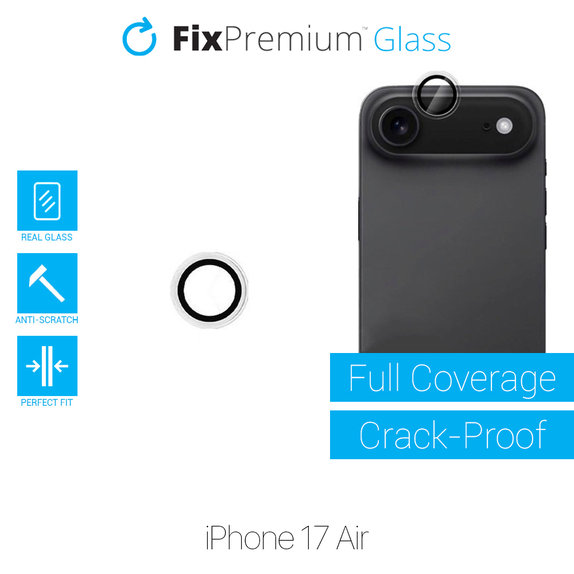 FixPremium Glass - Rear Camera Tempered Glass without Frame for iPhone Air
