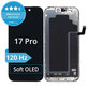 Display Soft OLED 120Hz for iPhone 17 Pro, Touch Screen with Frame, FixPremium