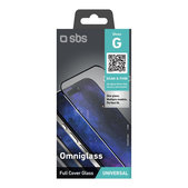 Universal Tempered Glass Omniglass G, Black, SBS