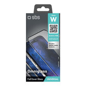 Universal Tempered Glass Omniglass W, Black, SBS