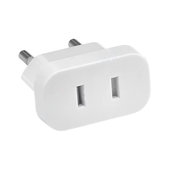 220V Power plug adapter US to EU (White)