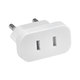 220V Power plug adapter US to EU (White)