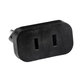 220V Power plug adapter US to EU (Black)