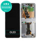 Samsung Galaxy Z Flip 6 F741B - LCD Display + Touch Screen + Frame (Light Blue) - GH82-35014C Genuine Service Pack