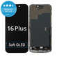Display Soft OLED for iPhone 16 Plus, Touch Screen with Frame, DIAGNOSTIC