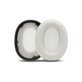 Replacement Ear Pads for Sony WH-1000XM6, Memory foam + PU leather, White, 1 pair
