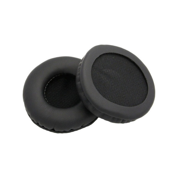 Replacement Ear Pads for AKG K518, K518DJ, K81, K518LE, Memory foam + PU leather, Black, 1 pair