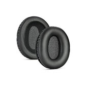 Replacement Ear Pads for Audio-Technica ANC500BT, Memory foam + PU leather, Black, 1 pair