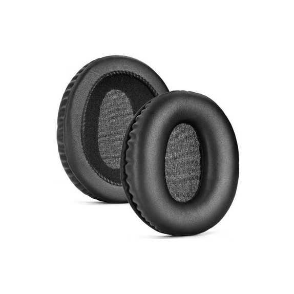 Replacement Ear Pads for Audio-Technica ANC500BT, Memory foam + PU leather, Black, 1 pair