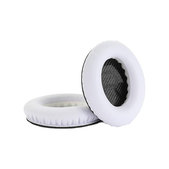 Replacement Ear Pads for Bose QuietComfort 2, 15, 25 a 35, Memory foam + PU leather, Black-white 1 pair