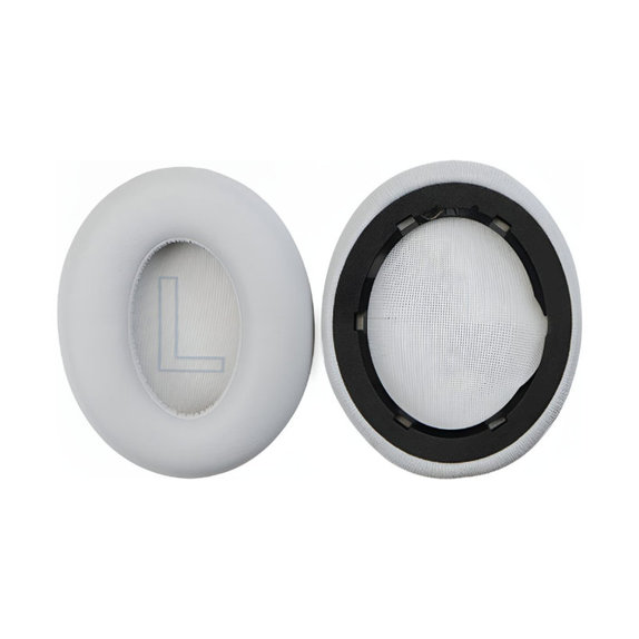 Replacement Ear Pads for Anker Soundcore Life Q20, Memory foam + PU leather, Grey, 1 pair