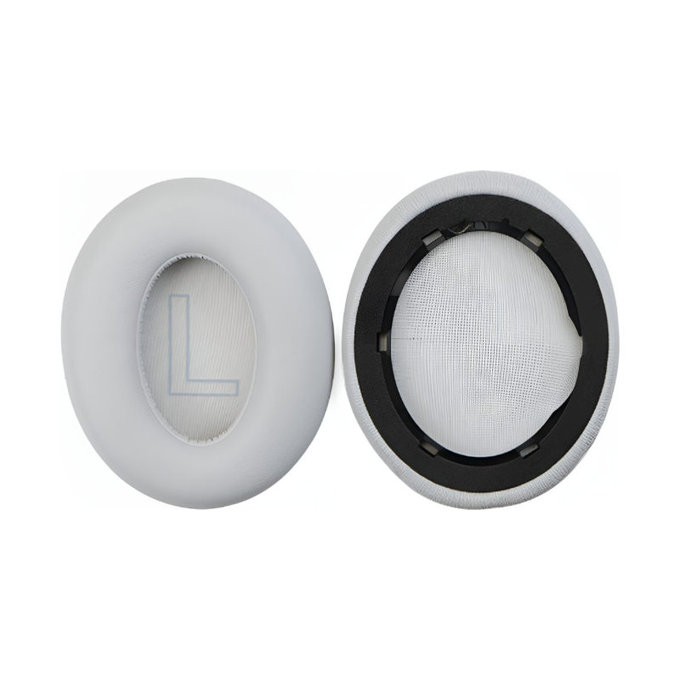 Replacement Ear Pads for Anker Soundcore Life Q20, Memory foam + PU leather, Grey, 1 pair