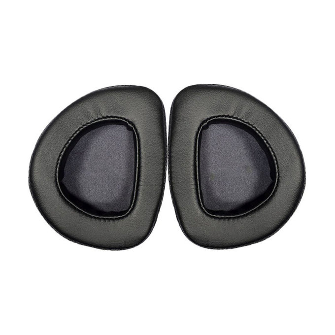 Replacement Ear Pads for Asus Rog Delta, Delta S, Memory foam + PU leather, Black, 1 pair