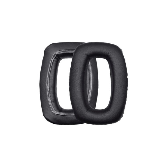 Replacement Ear Pads for Beyerdynamic DT 100, DT 150, DT 190, Memory foam + PU leather, Black, 1 pair