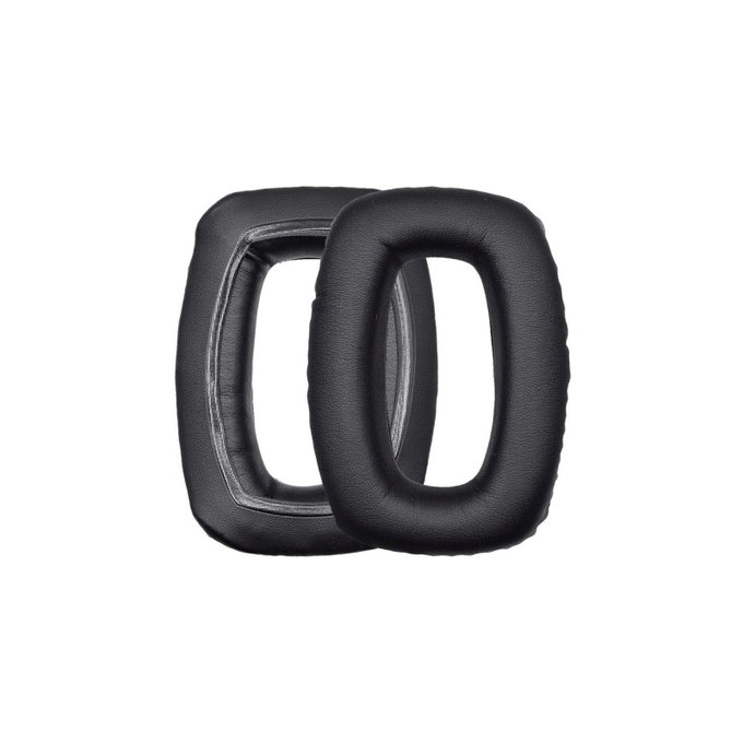 Replacement Ear Pads for Beyerdynamic DT 100, DT 150, DT 190, Memory foam + PU leather, Black, 1 pair