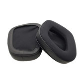 Replacement Ear Pads for Corsair Void RGB Elite, Memory foam + Neoprene, Black, 1 pair