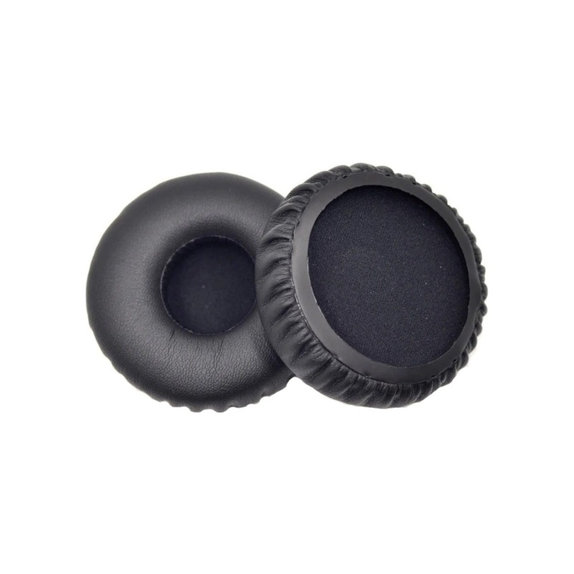 Replacement Ear Pads for Jabra Revo, Memory foam + PU leather, Black, 1 pair