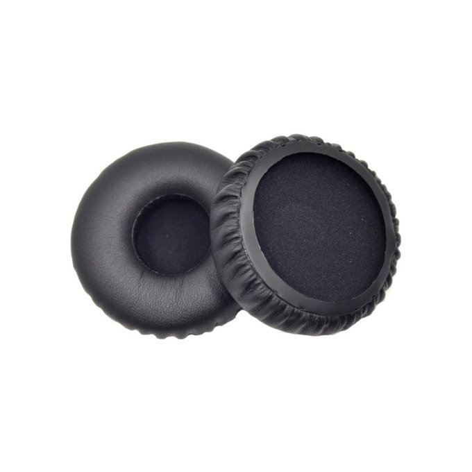 Replacement Ear Pads for Jabra Revo, Memory foam + PU leather, Black, 1 pair