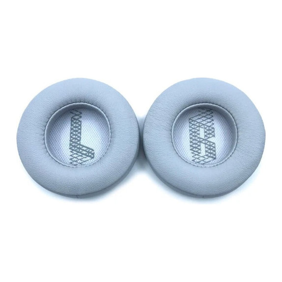 Replacement Ear Pads for JBL Live 400BT, 460NC, Memory foam + PU leather, Grey, 1 pair