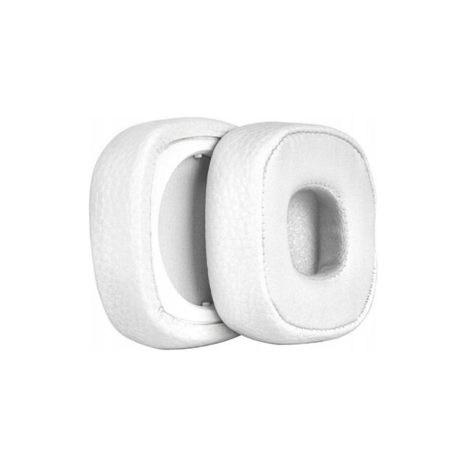 Replacement Ear Pads for Marshall Major IV, Memory foam + PU leather, White, 1 pair