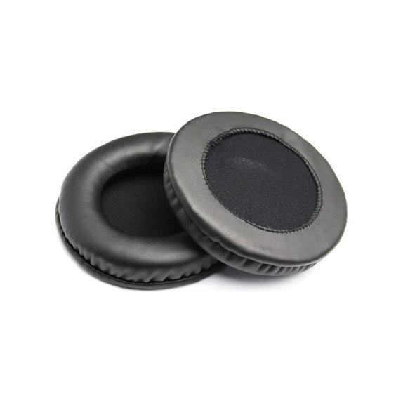 Replacement Ear Pads for Philips SHM1900, SHP1900, Memory foam + PU leather, Black, 1 pair