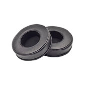 Replacement Ear Pads for Pioneer HDJ1000, HDJ2000, HDJ1500, Memory foam + PU leather, Black, 1 pair