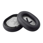 Replacement Ear Pads for Plantronics Backbeat Pro 2, SE, 8200 UC, Memory foam + PU leather, Black, 1 pair
