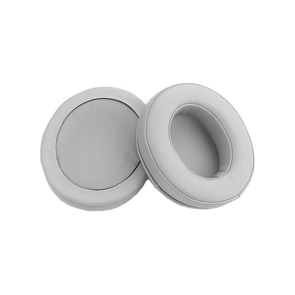 Replacement Ear Pads for Razer Nari a Kraken, Memory foam + PU leather + Neoprene, Grey, 1 pair